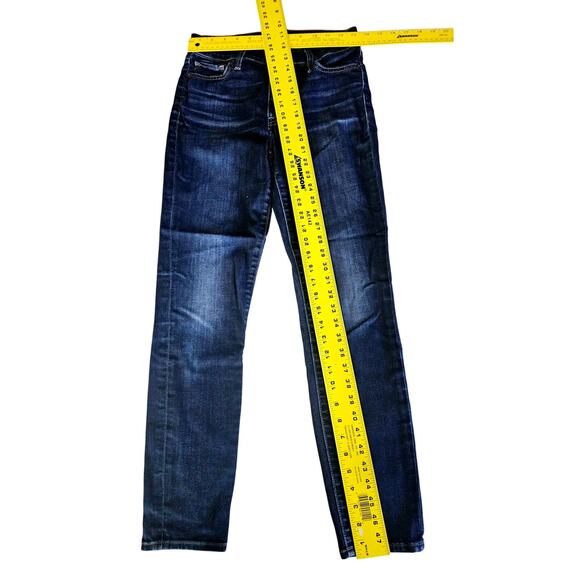 Lucky Brand Hayden Skinny Distressed Dark Wash Jeans Women' 2/26 Ankle 3231 - Picture 9 of 11